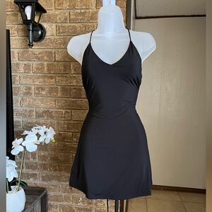 Black Spaghetti Strap Mini Dress